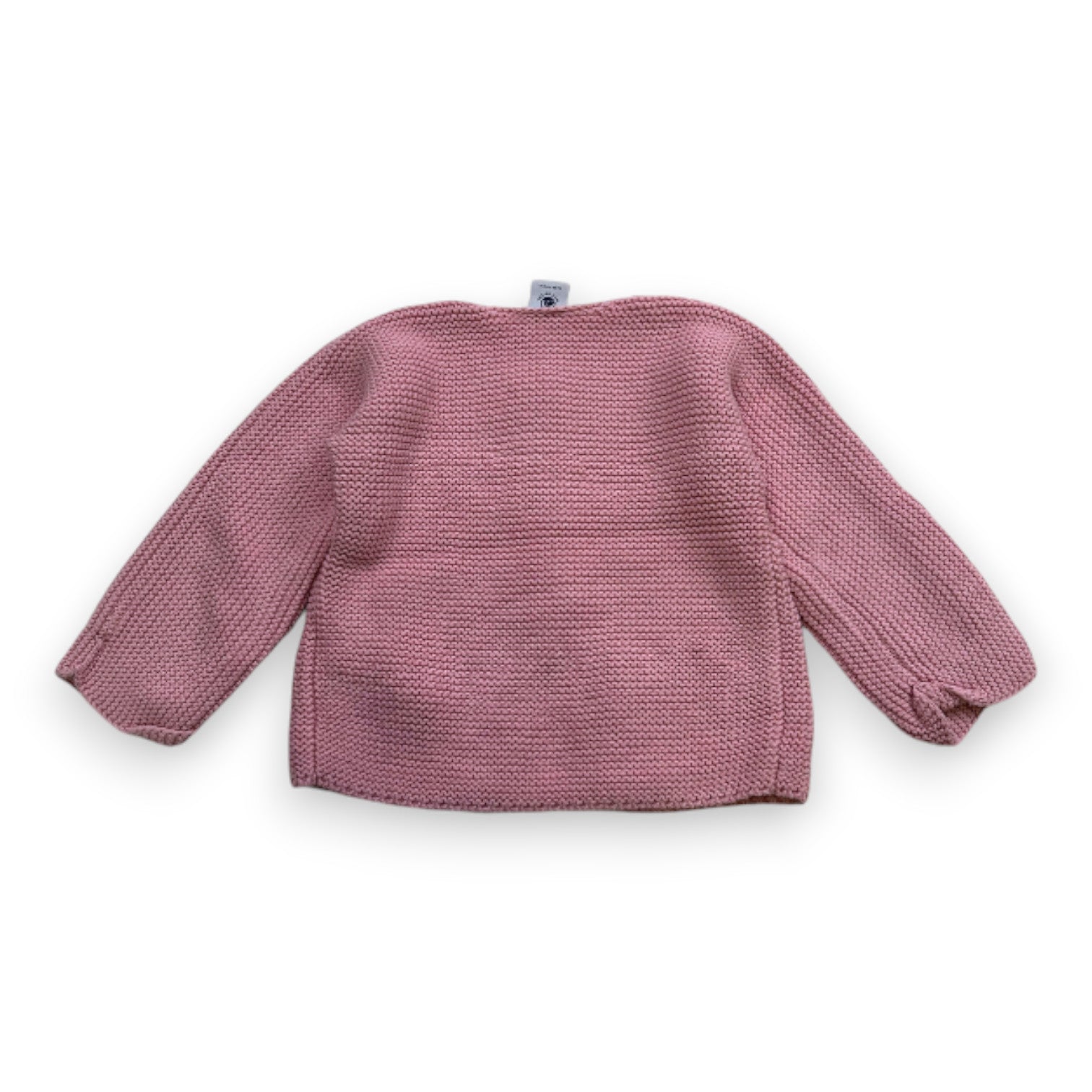 PETIT BATEAU - Pink knit-effect cardigan - 2 years
