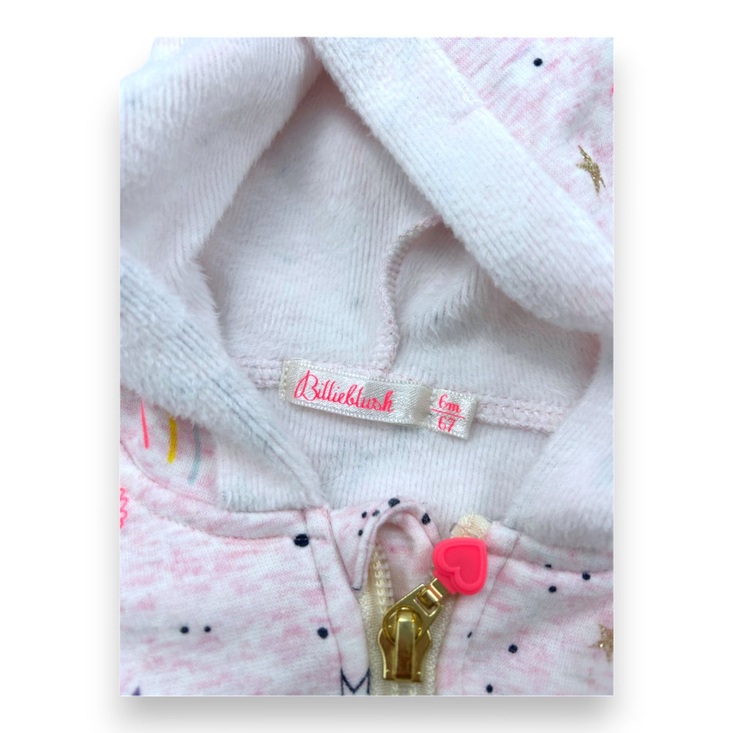BILLIEBLUSH - Pink jogging set with prints - 6 months