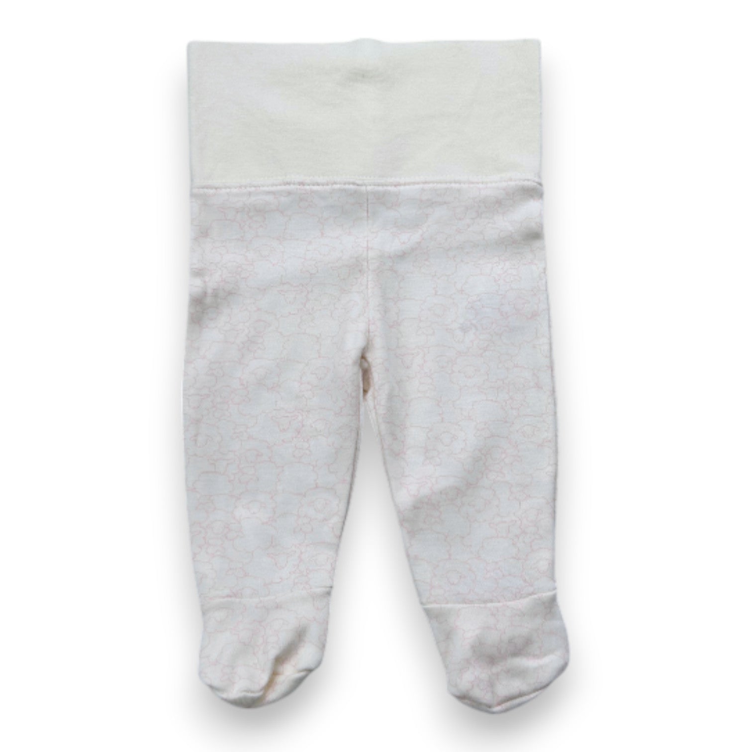 NATALYS - Cream leggings with prints - 1 month