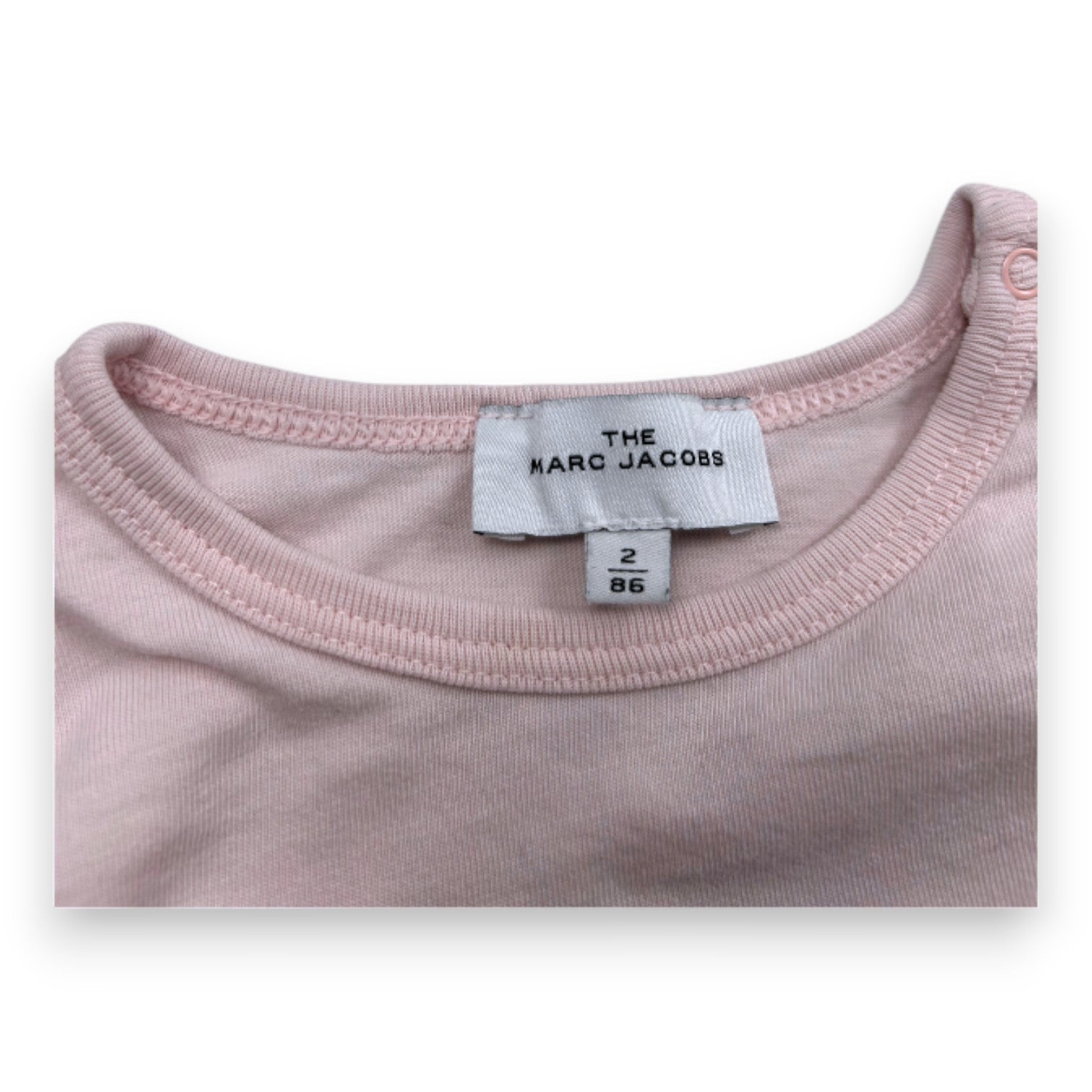 MARC JACOBS - Pink long-sleeved printed T-shirt - 2 years