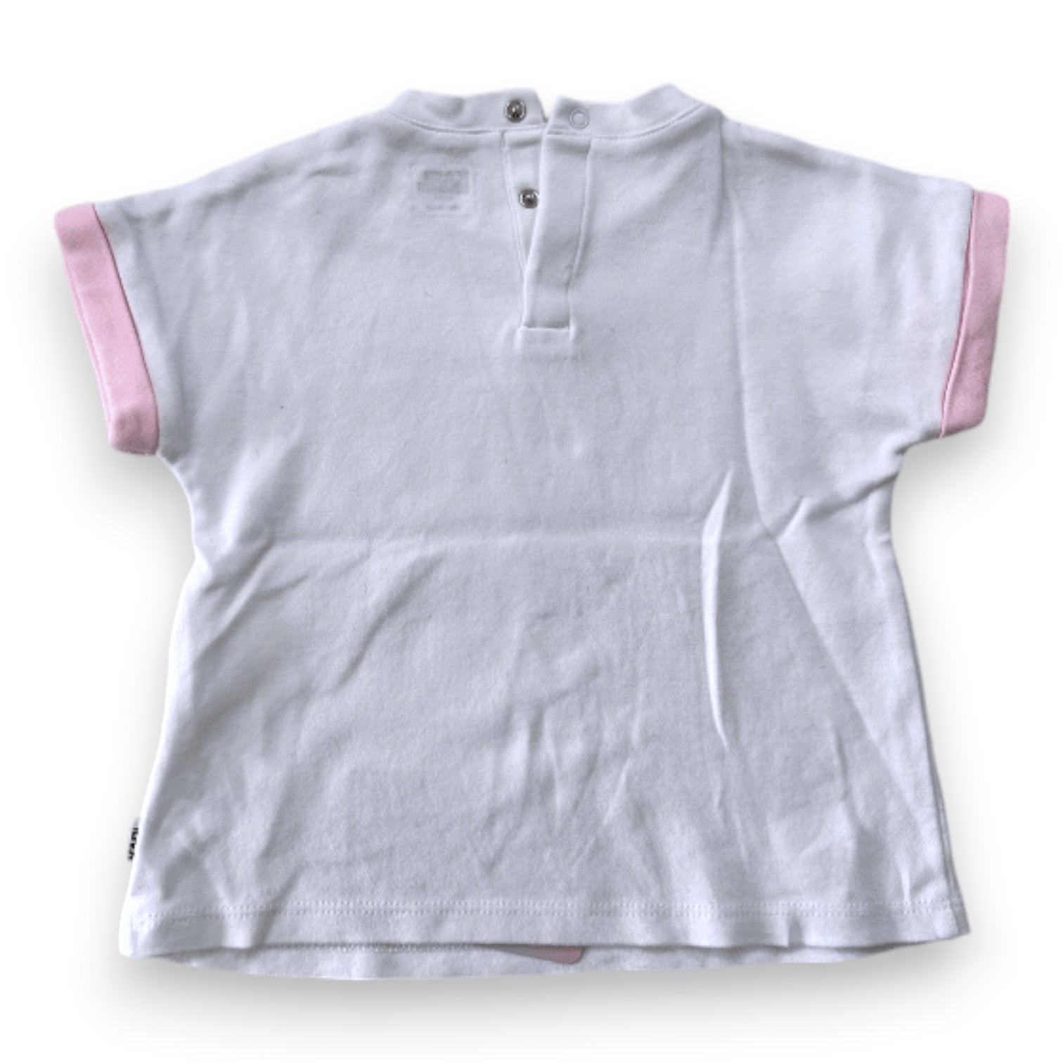 KARL LAGERFELD - Weißes Kurzarm-T-Shirt mit Aufdruck - 18 Monate