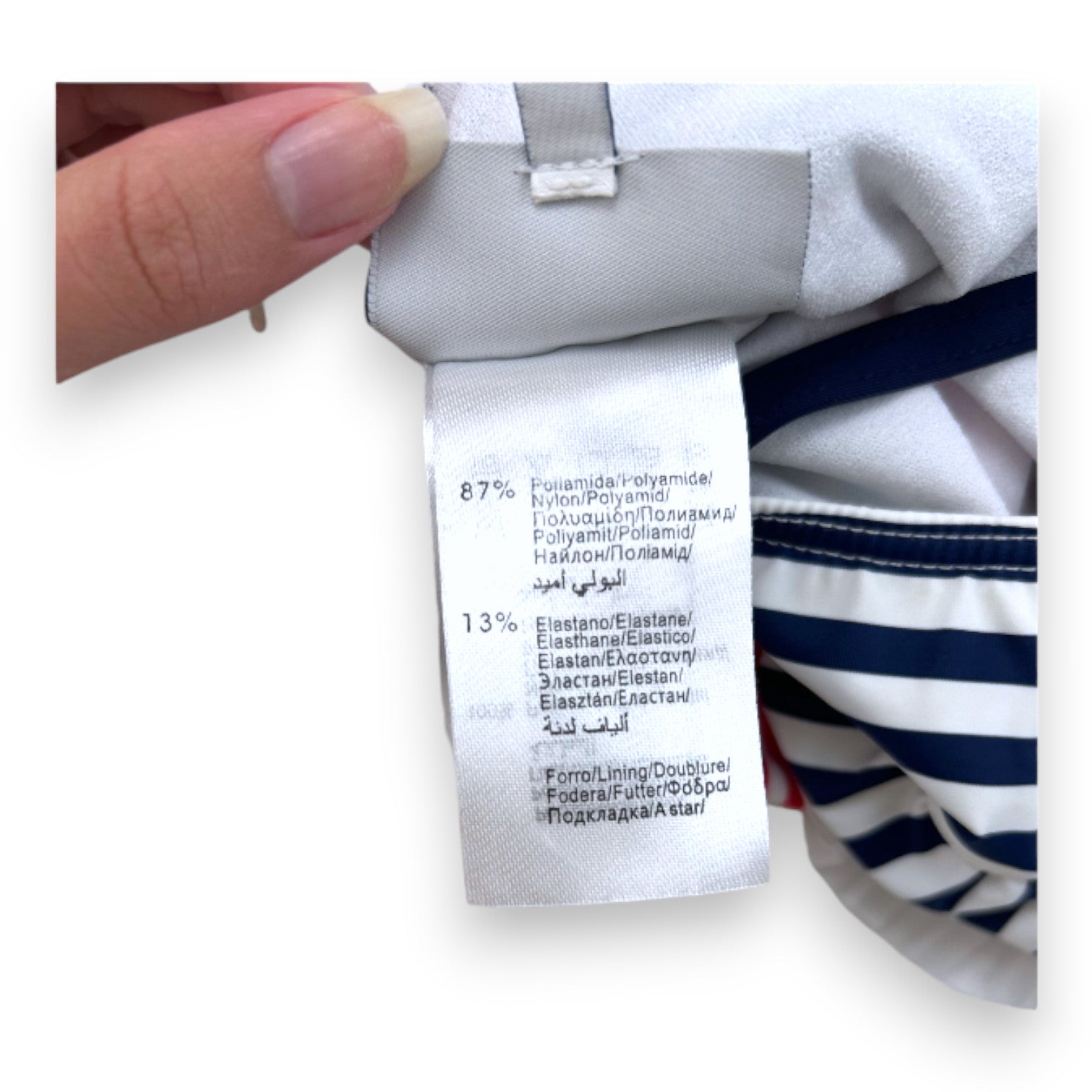 MAYORAL - Blue, white and red 1-piece swimsuit - 6 months