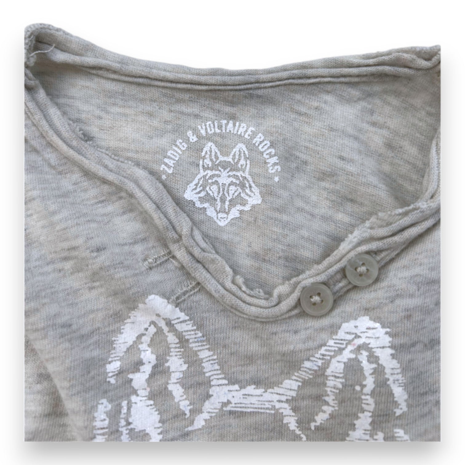 ZADIG & VOLTAIRE - Beige jumpsuit with prints - 3 months