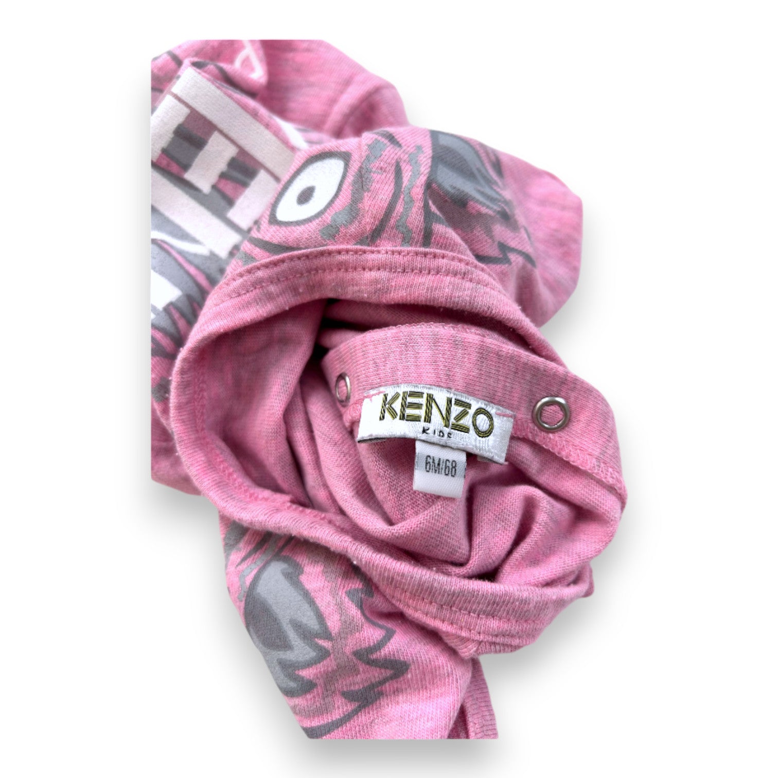 KENZO - Pink jumpsuit with print - 6 months