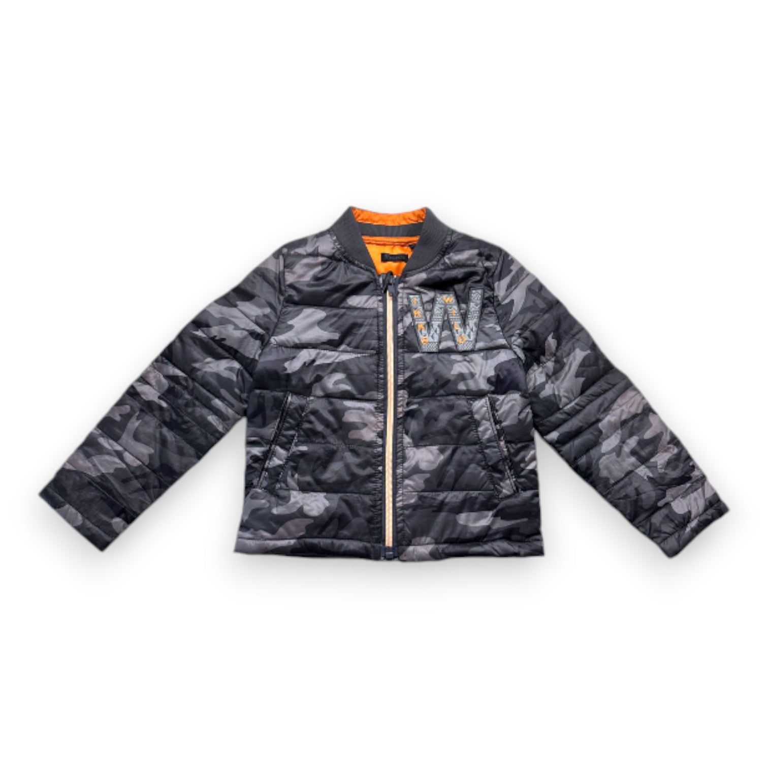 IKKS - Leichte Daunenjacke mit Militärdruck - 4 Jahre