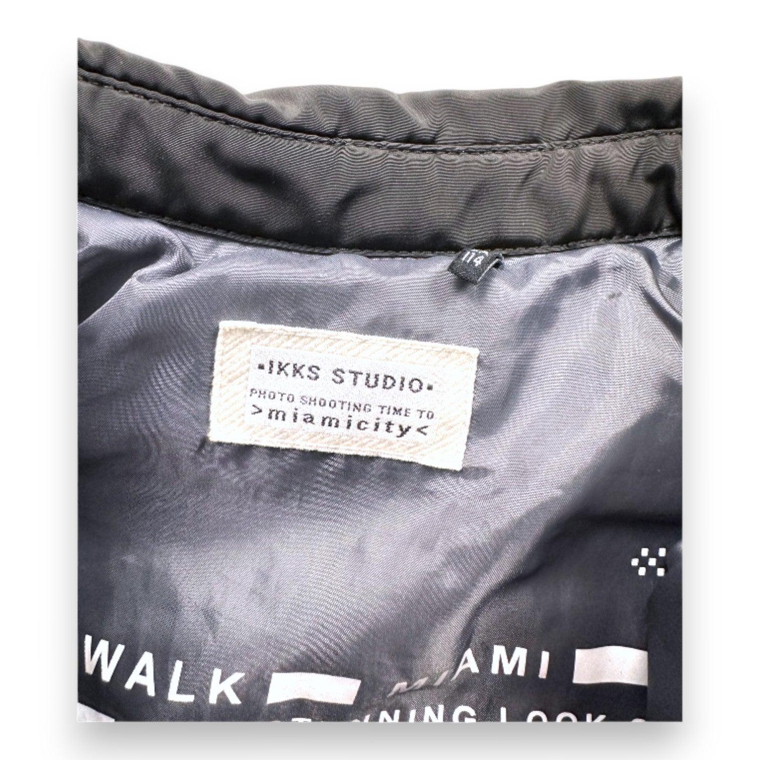 IKKS - Schwarze und graue Daunenjacke - 6 Jahre