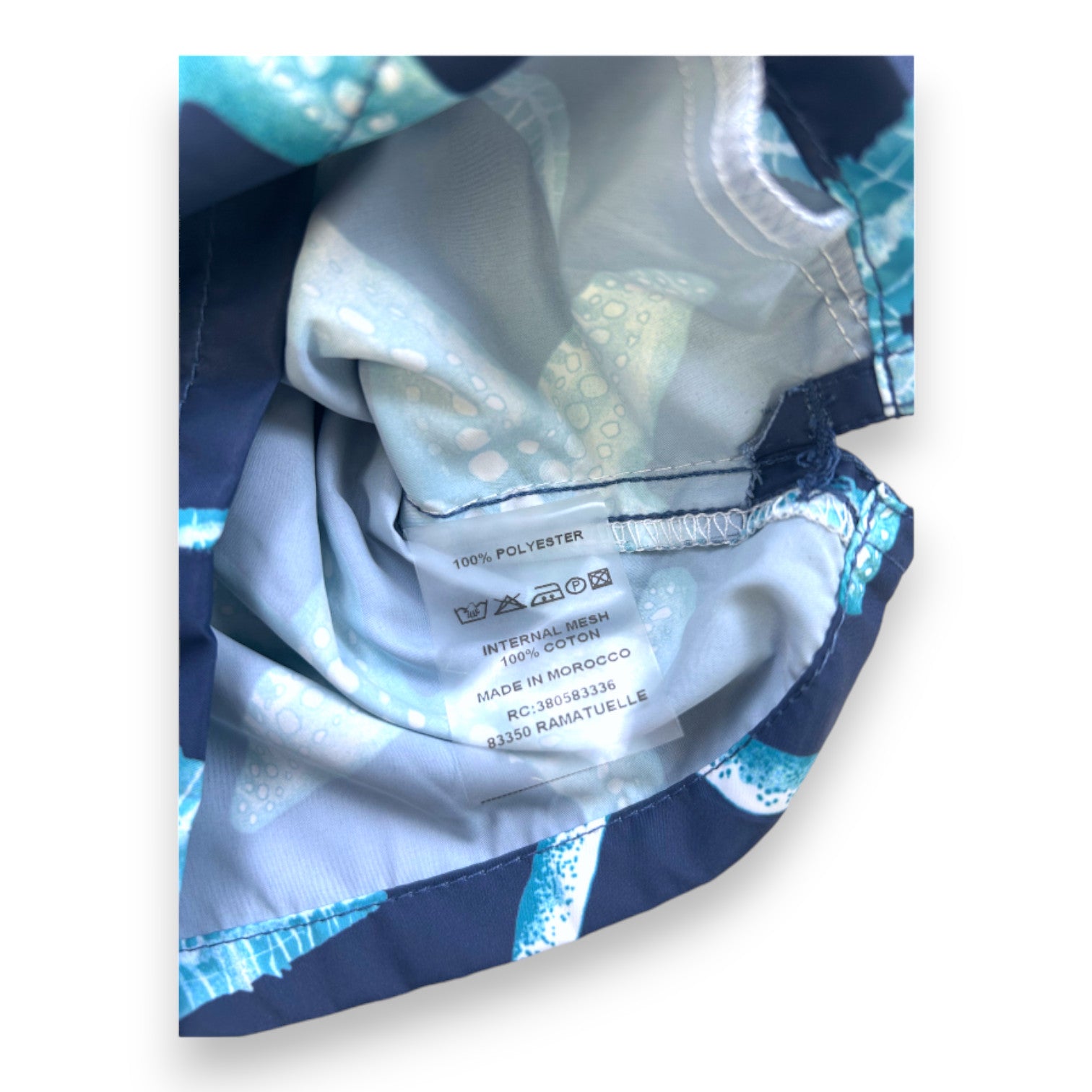 KIWI - Blue swim shorts with prints - 2 years