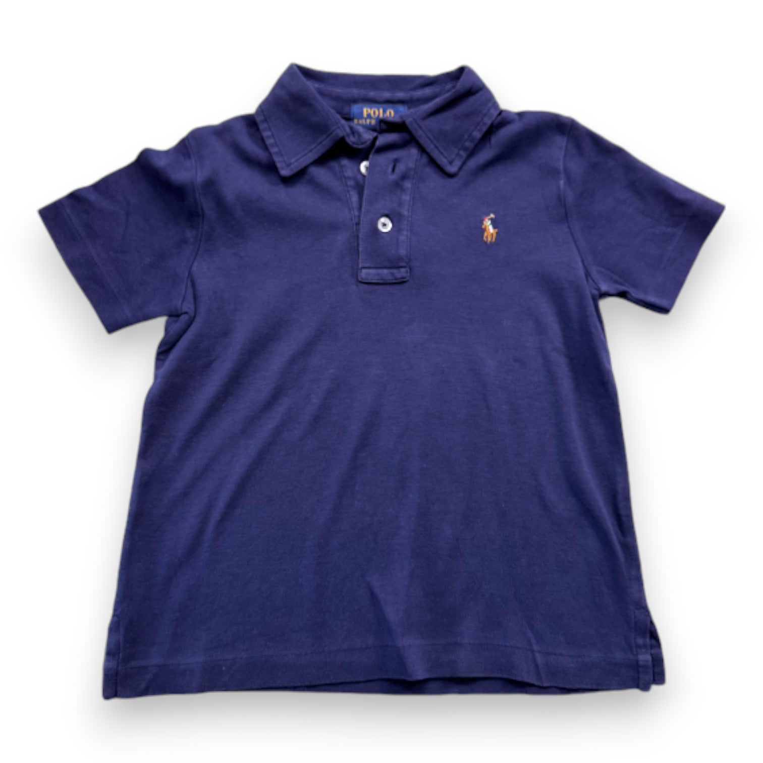 RALPH LAUREN - Marineblaues Poloshirt - 3 Jahre