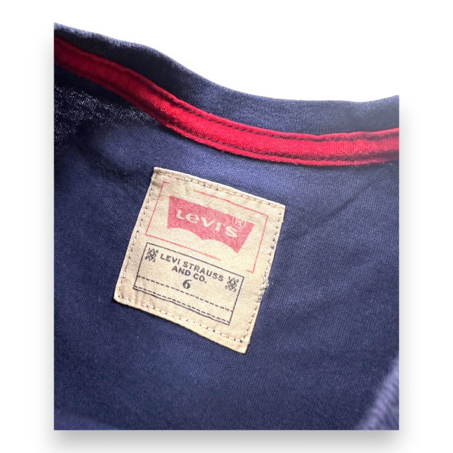 LEVI'S - Blaues "Levi's" Kurzarm-T-Shirt - 6 Jahre