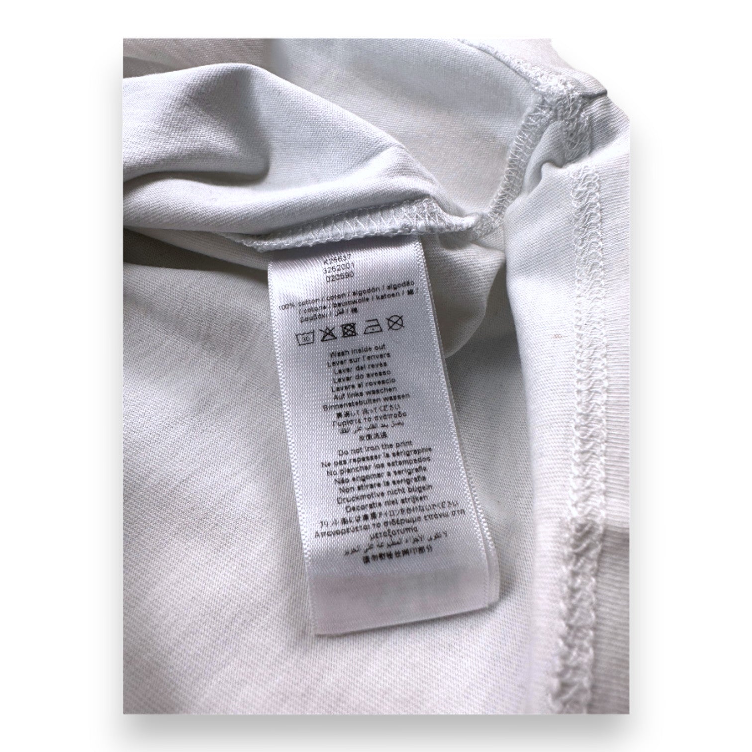 KENZO - Weißes Kurzarm-T-Shirt mit Aufdruck - 8 Jahre