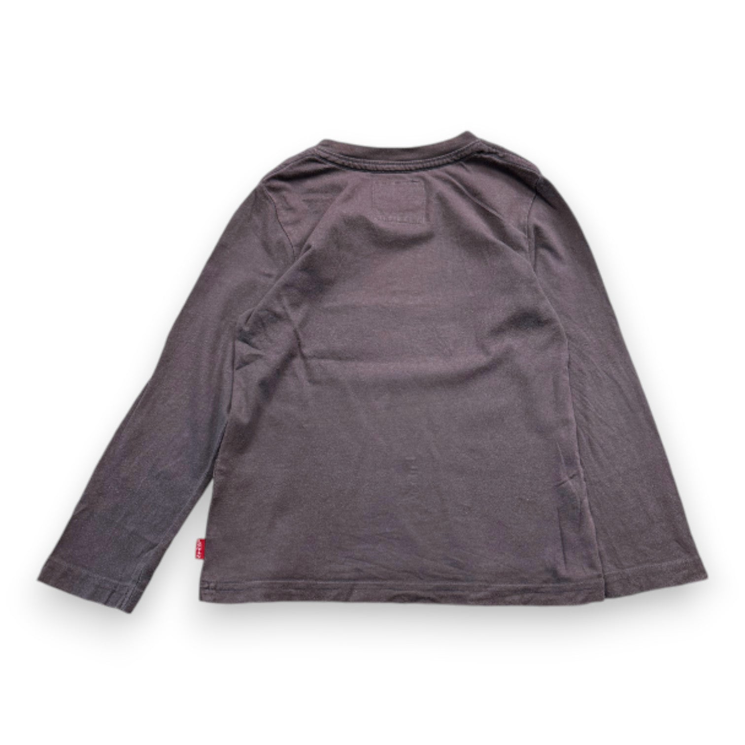 LEVI'S - Braunes, langärmliges, bedrucktes T-Shirt - 6 Jahre