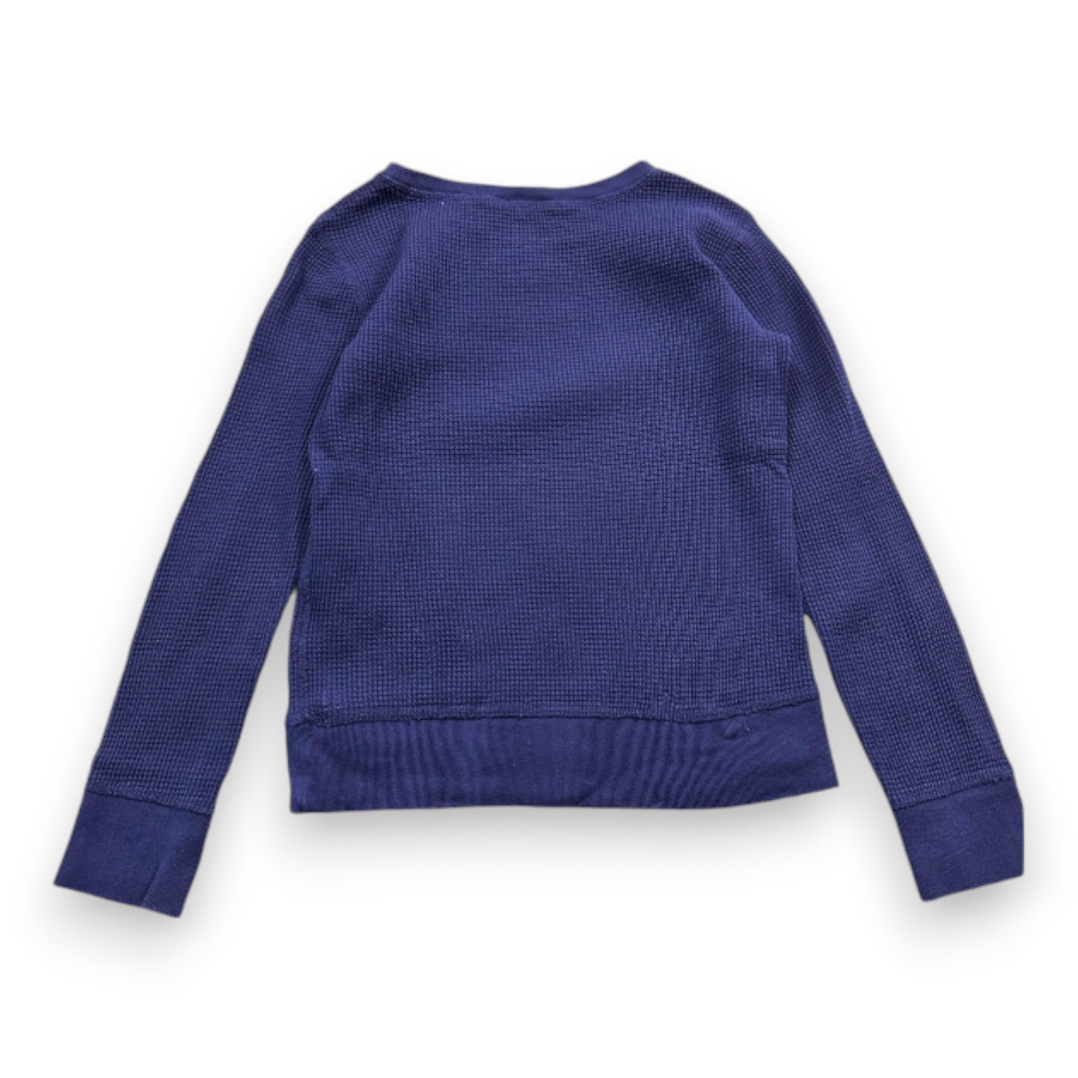 RALPH LAUREN - Blaues Langarm-T-Shirt - 7 Jahre