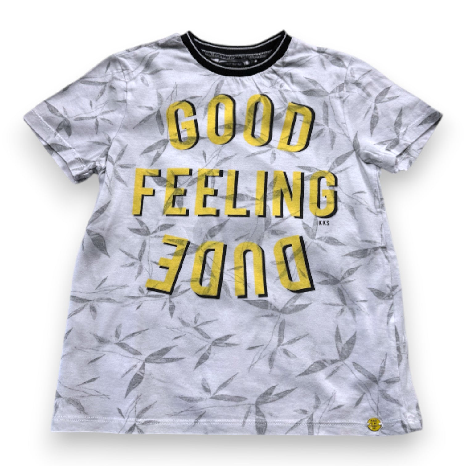 IKKS - Weißes bedrucktes Kurzarm-T-Shirt - 5 Jahre