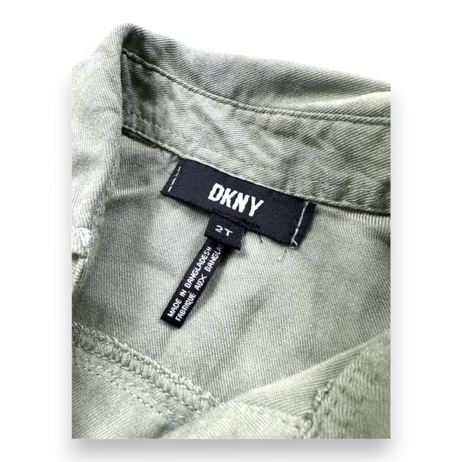 DKNY - Green short-sleeved jumpsuit - 2 years