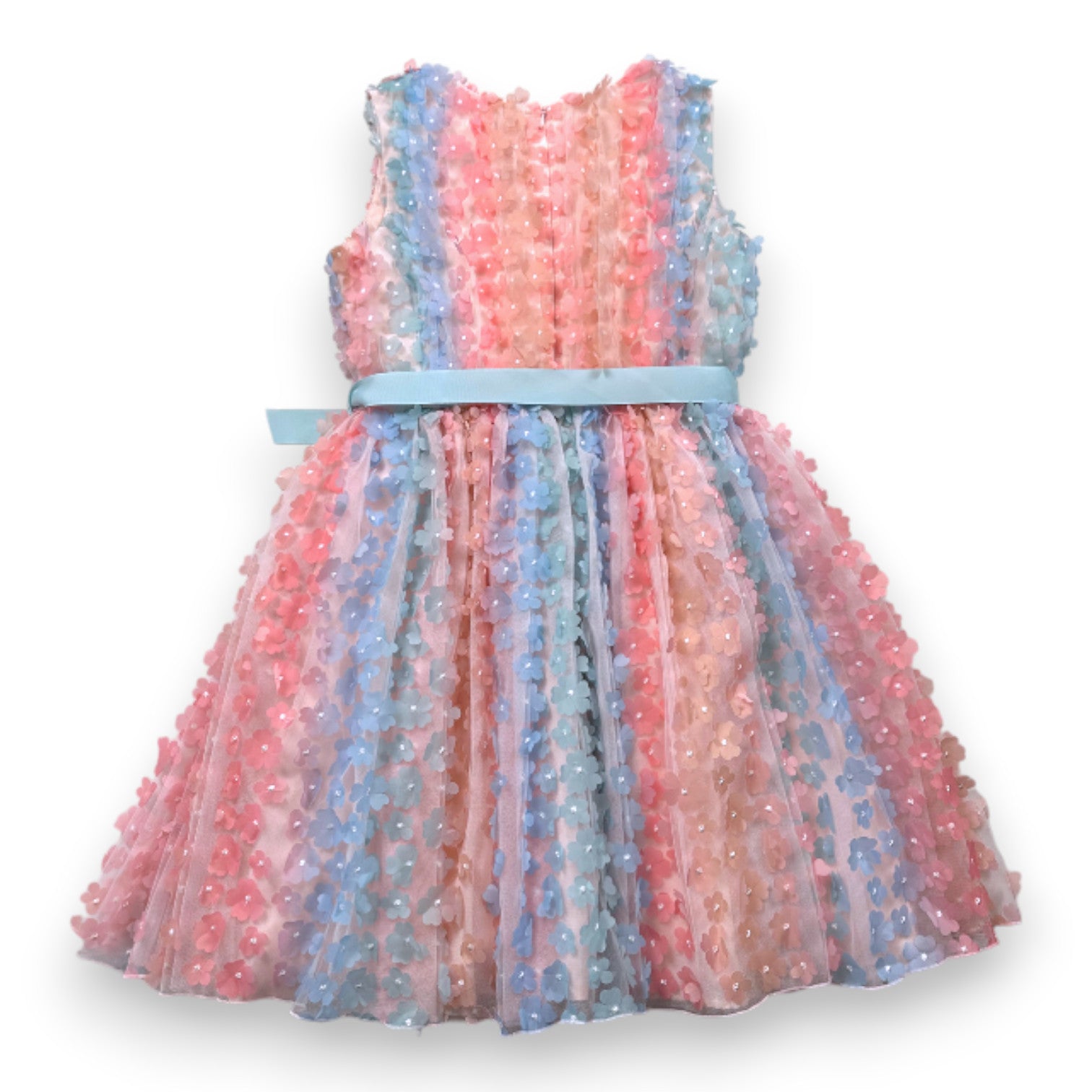 CHARABIA - Rosa geblümtes Kleid - 12 Jahre