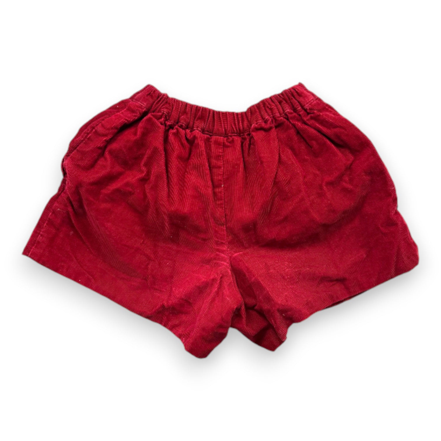 JACADI - Short en velours rouge - 3 ans