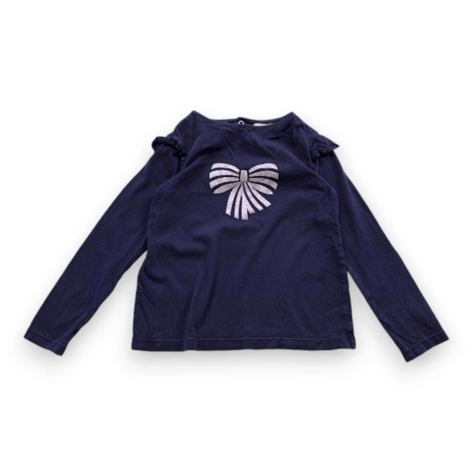 JACADI - T-shirt à manches longues avec imprimé bleu - 6 ans