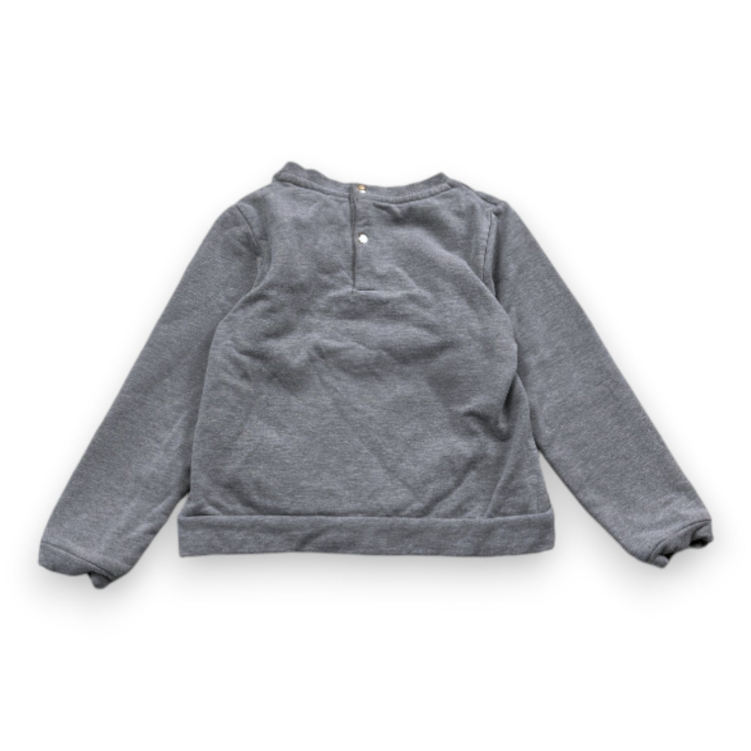 JACADI - sweat gris avec sequins - 6 ans