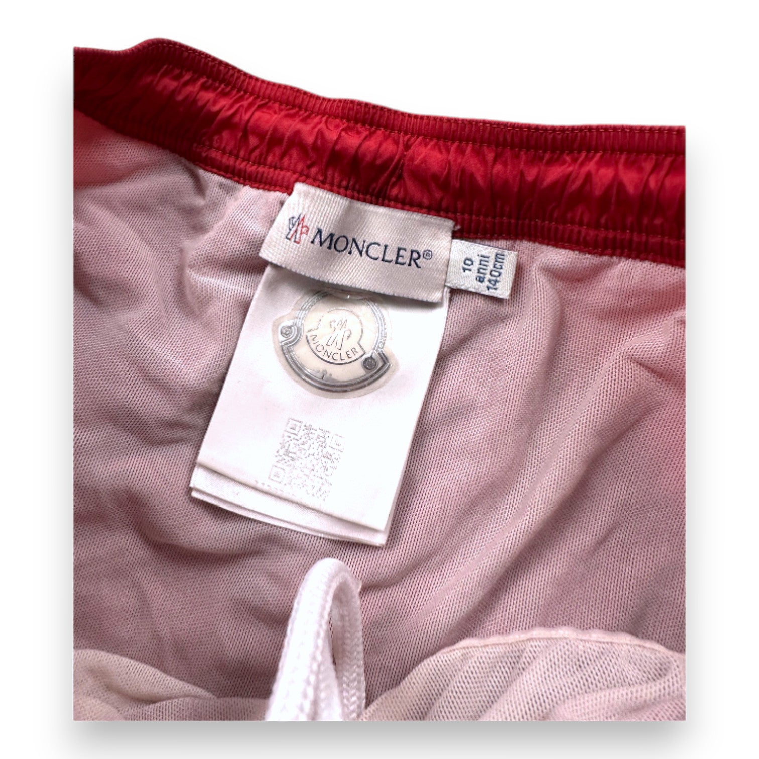 MONCLER - Rote Badeshorts - 10 Jahre