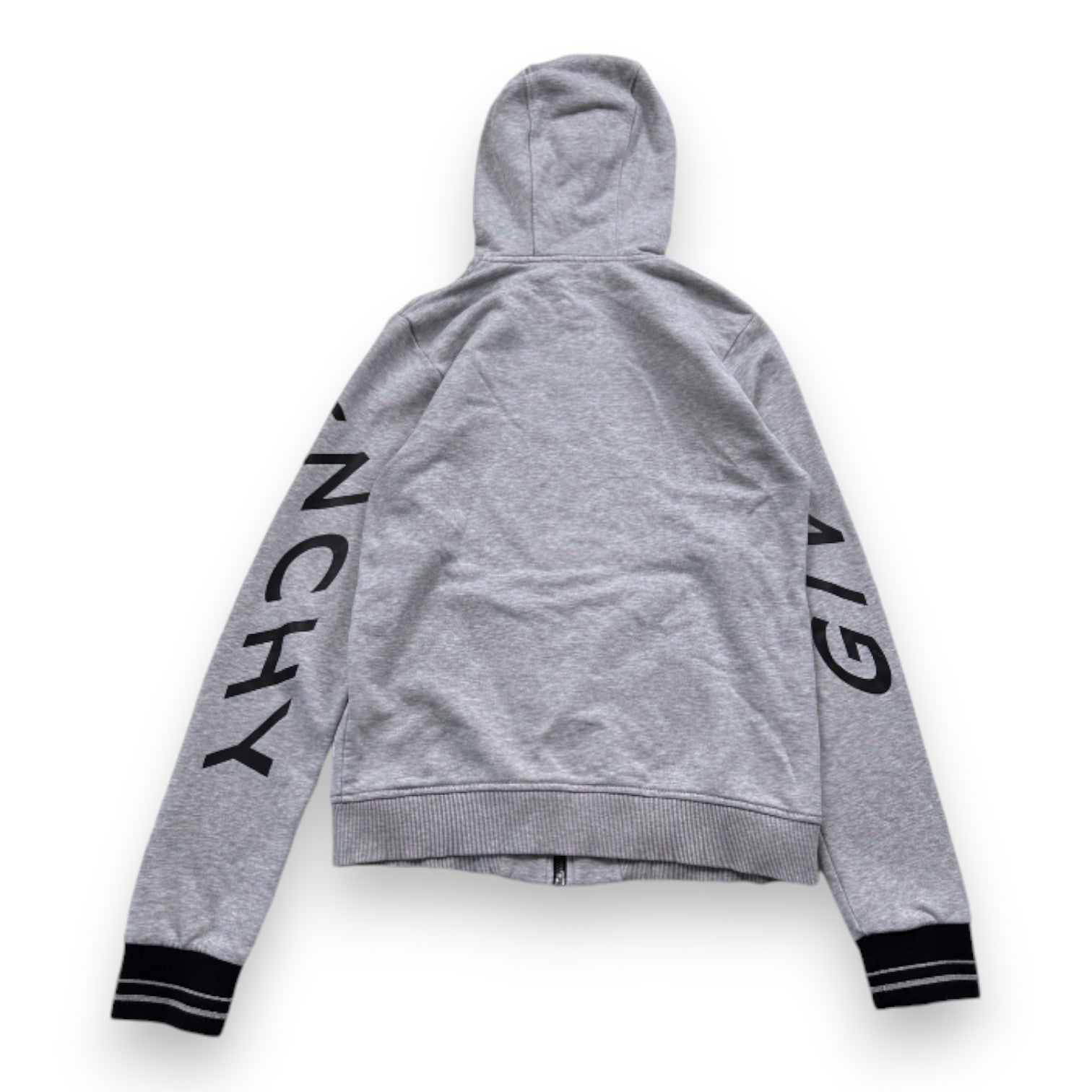 GIVENCHY – Graues Kapuzensweatshirt mit Reißverschluss – 12 Jahre