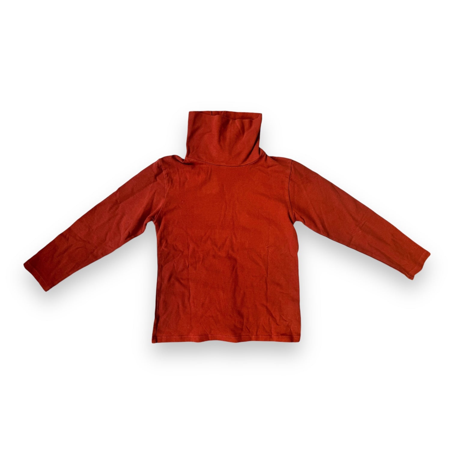 LES ENFANTINES - Rotes Rollkragen-T-Shirt - 10 Jahre