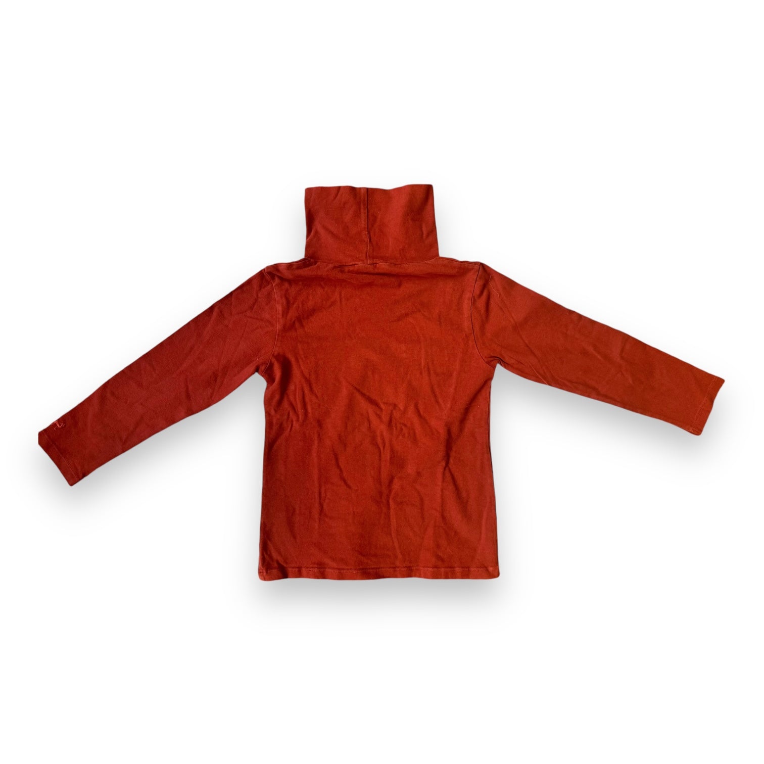 LES ENFANTINES - Rotes Rollkragen-T-Shirt - 10 Jahre