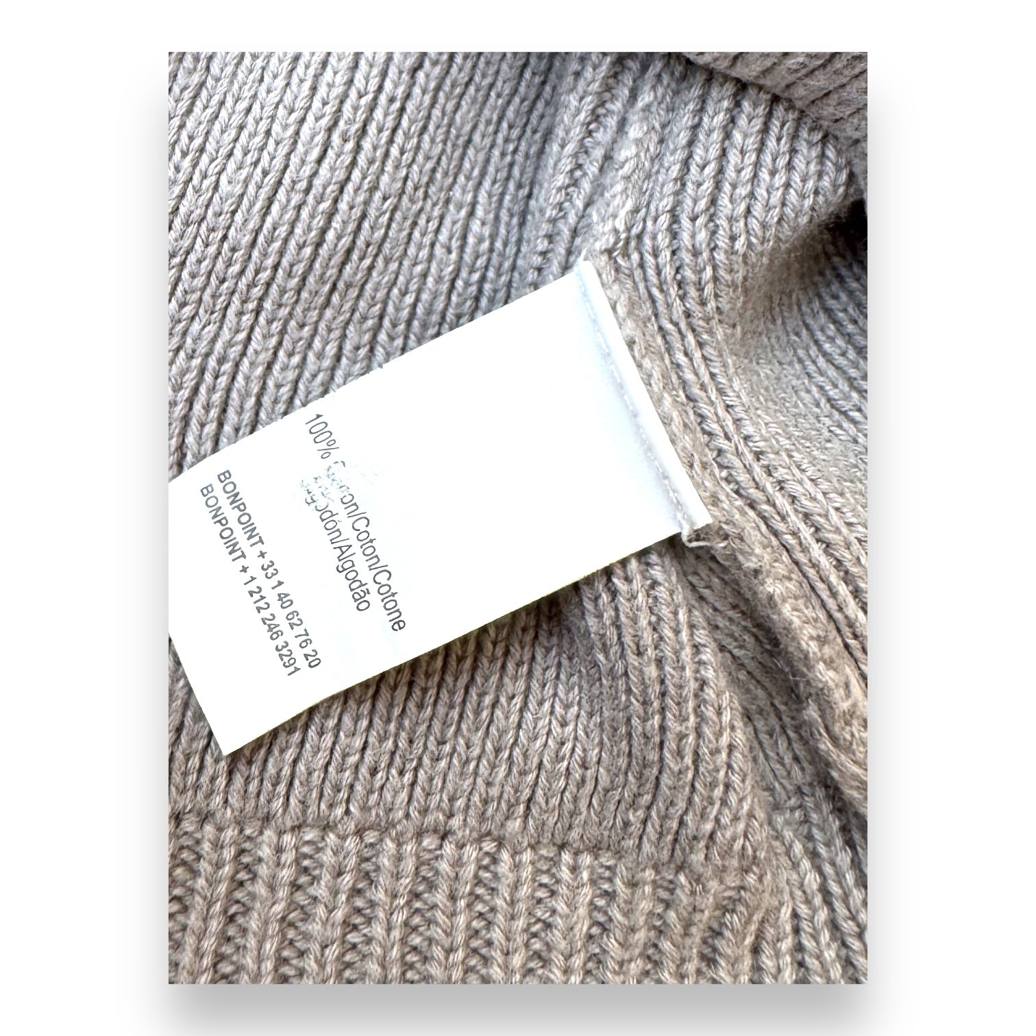 BONPOINT - Grey cardigan - 12 months