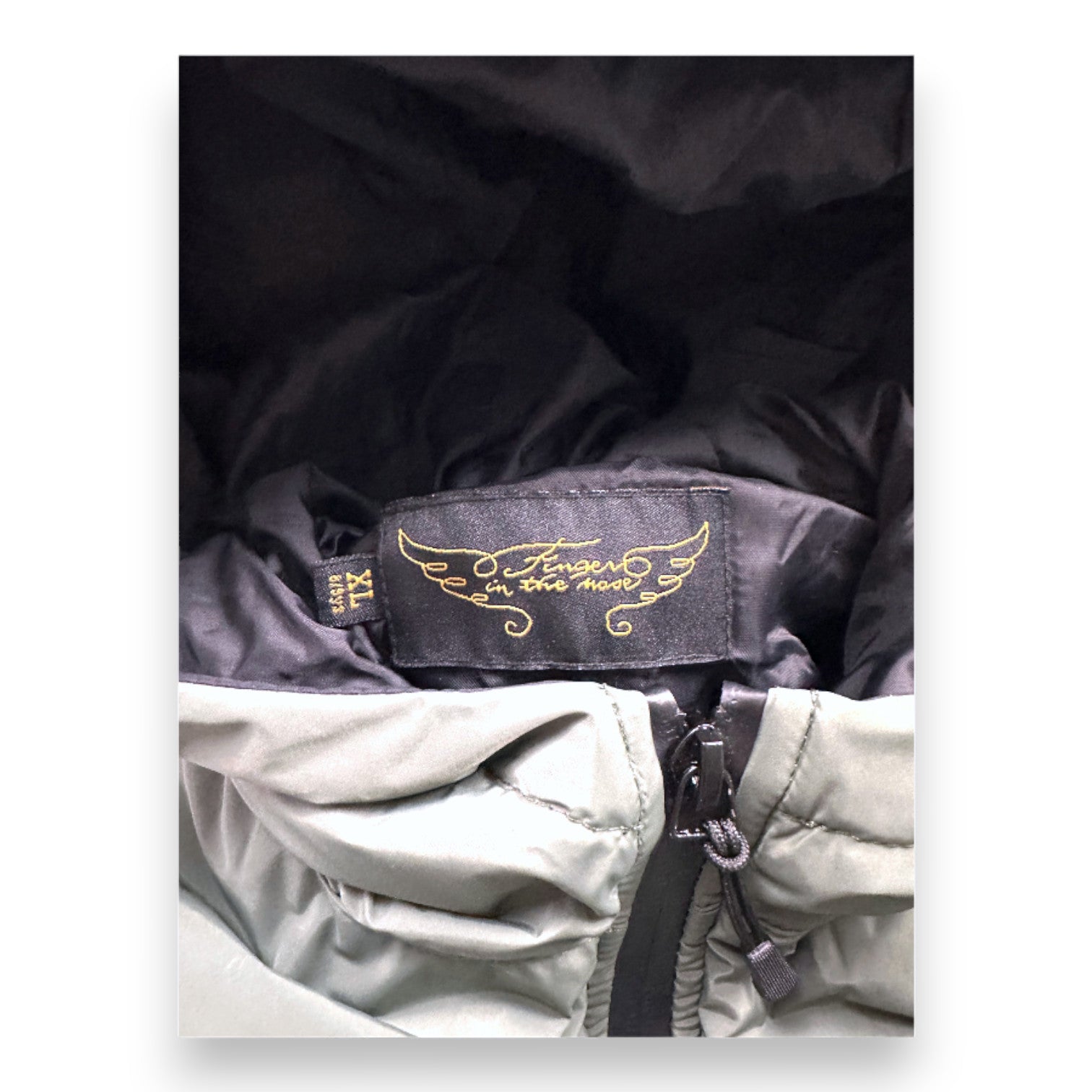 FINGER IN THE NOSE - Green windbreaker jacket - 8 years