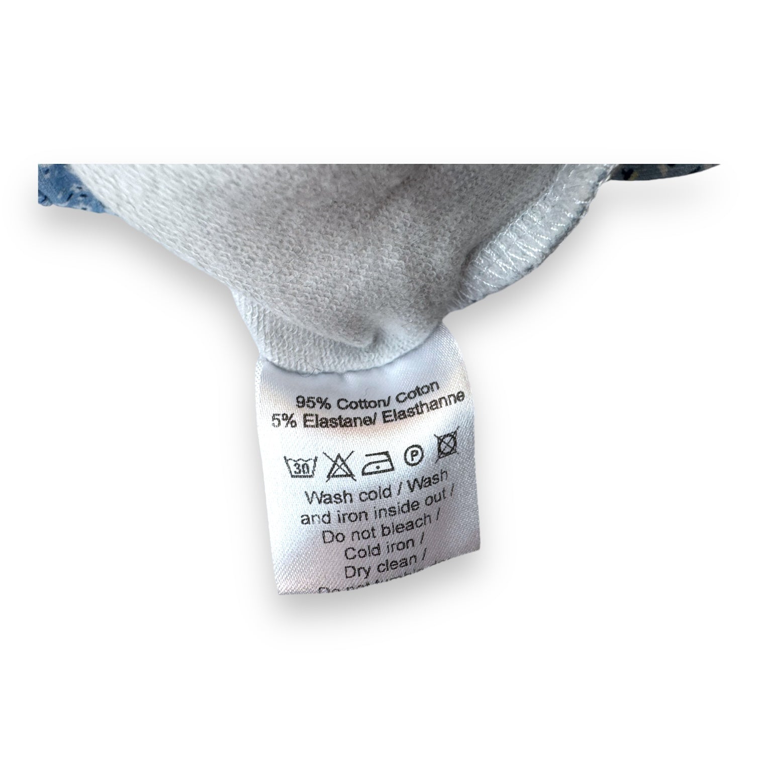 LES ENFANTINES - Combinaison bleue fleurie - 18 mois