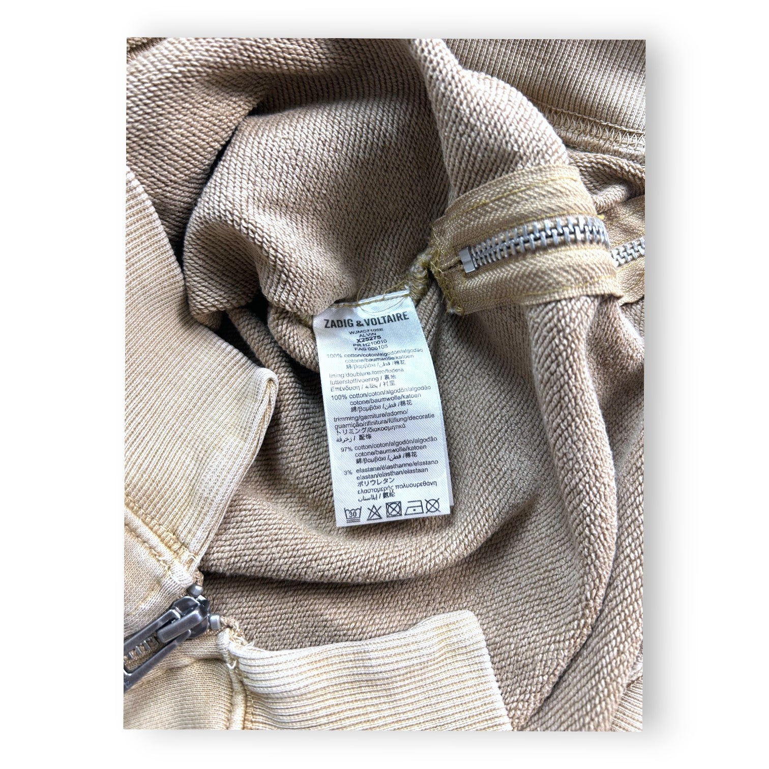 ZADIG & VOLTAIRE - Brauner Hoodie - 14 Jahre