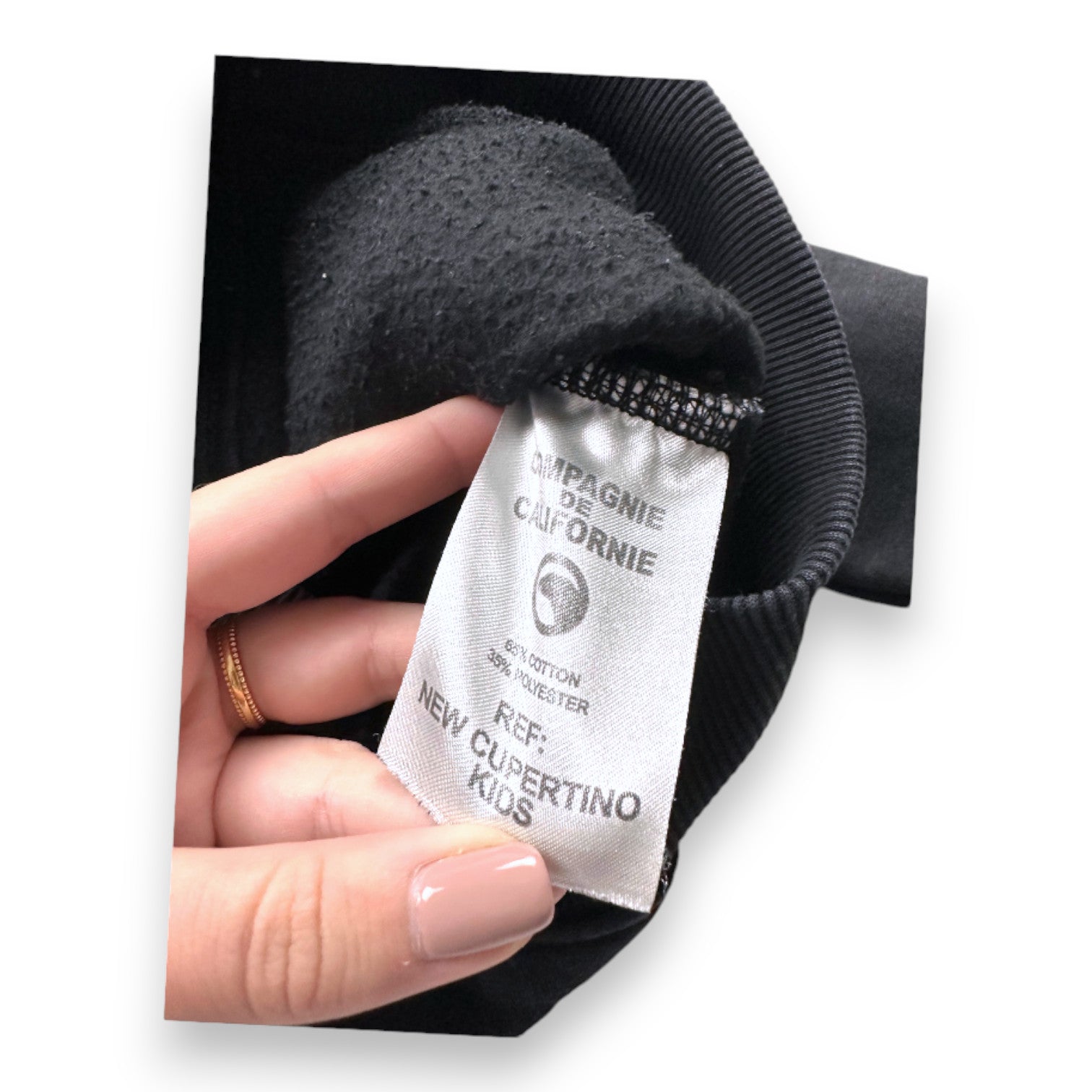 COMPAGNIE DE CALIFORNIE - Sweat noir zippé - 4 ans