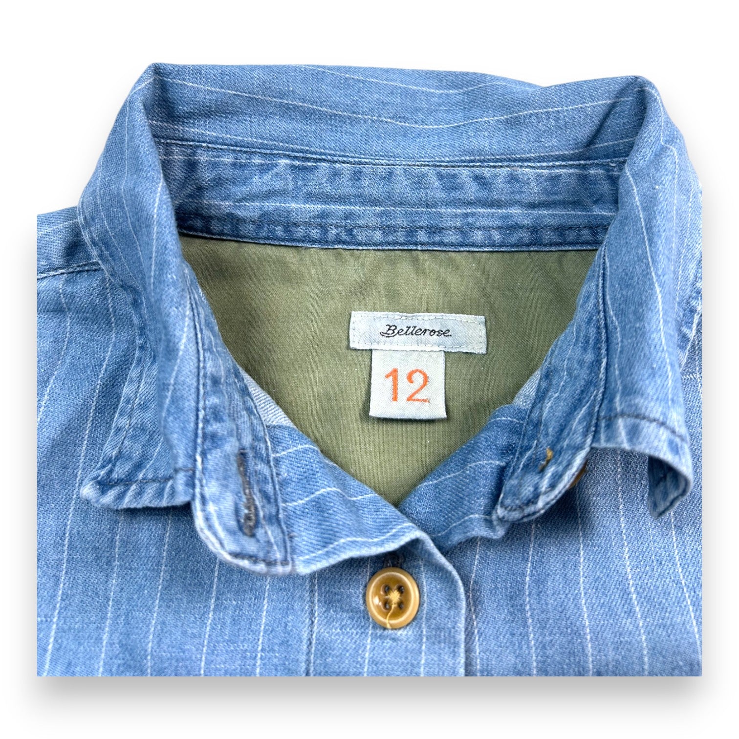 BELLEROSE - Striped denim dress - 12 years