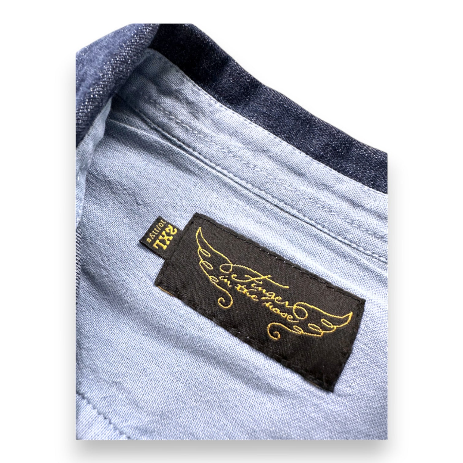 FINGER IN THE NOSE - Blaues Jeanshemd - 10 Jahre