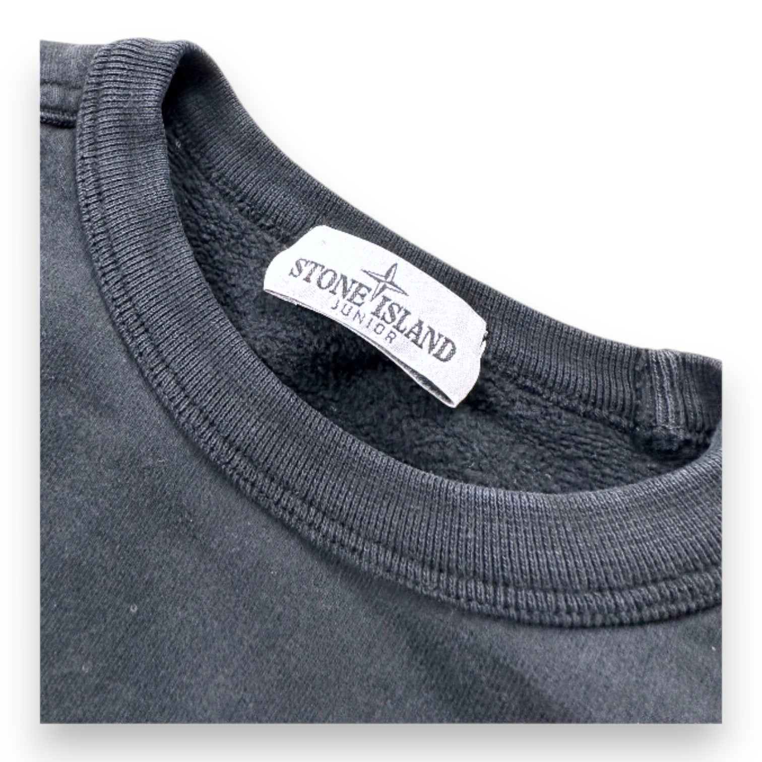 STONE ISLAND - Black sweatshirt - 12 years