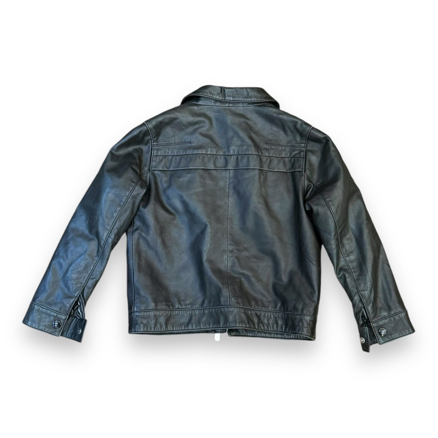 DIOR - Black leather jacket - 6 years