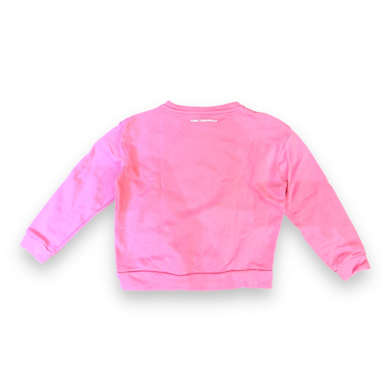 KARL LAGERFELD - Rosa Pullover mit Strasssteinen - 8 Jahre