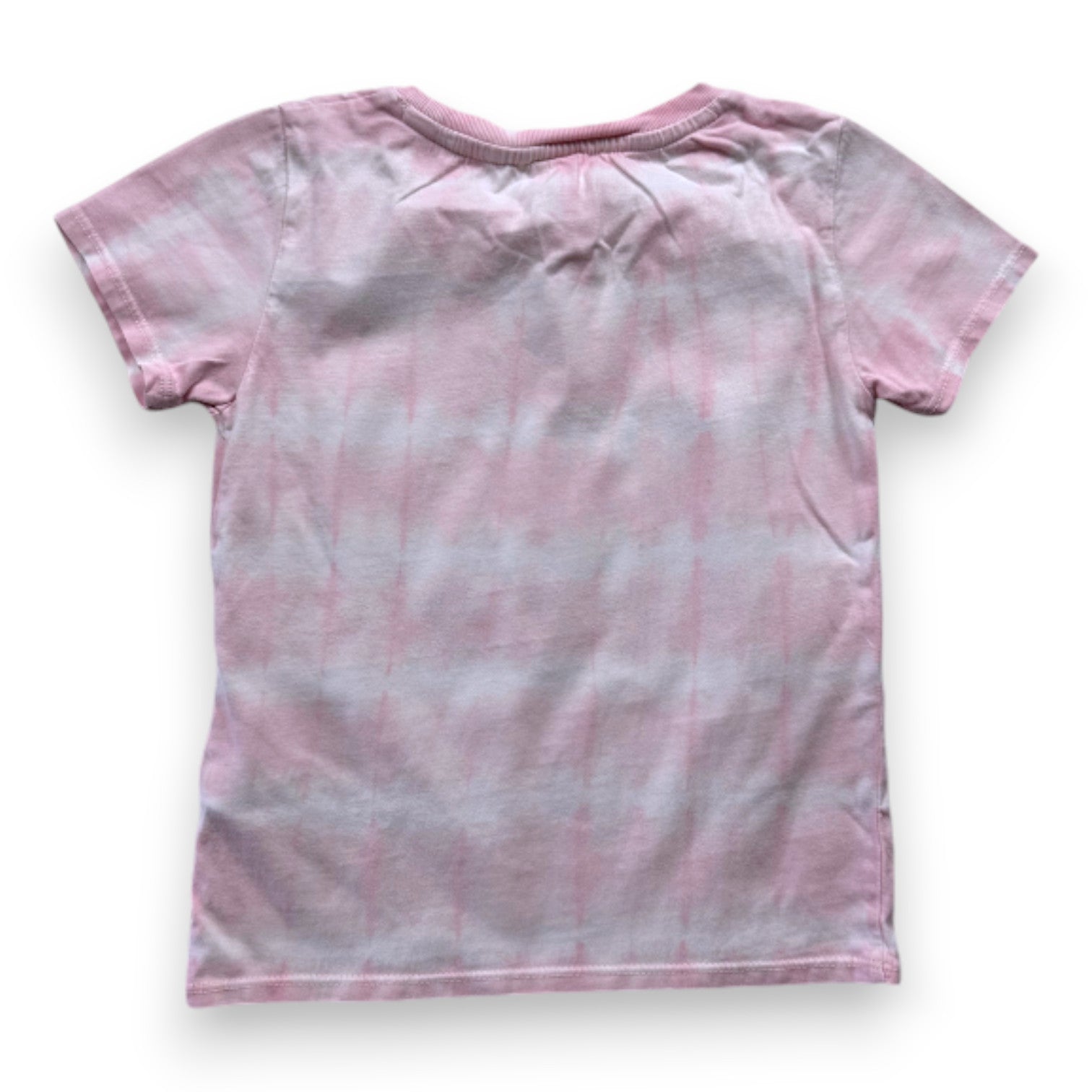 BONTON - Rosa-weißes Kurzarm-T-Shirt - 4 Jahre