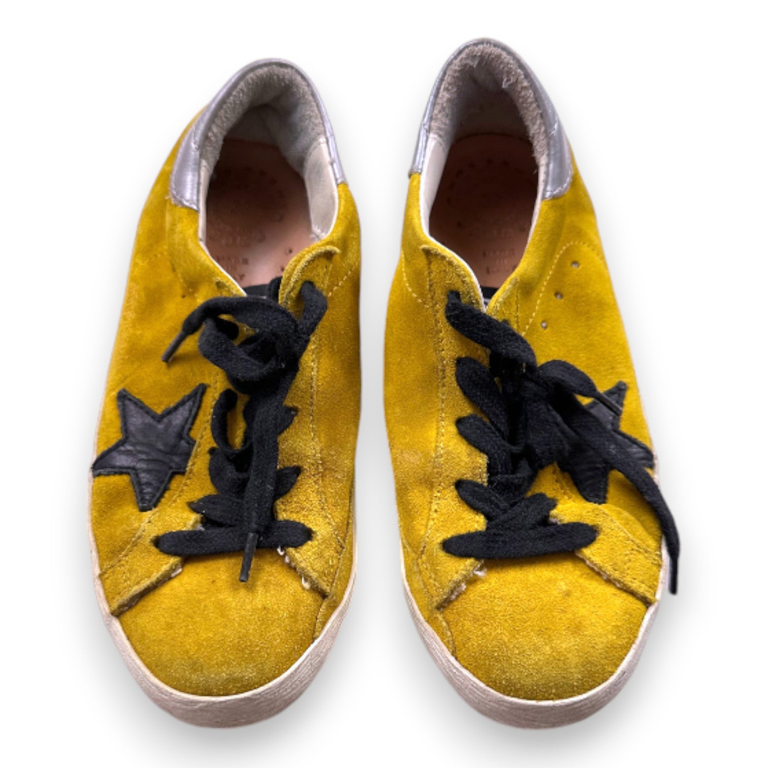 GOLDEN GOOSE - Gelbe Wildleder-Sneaker - 32