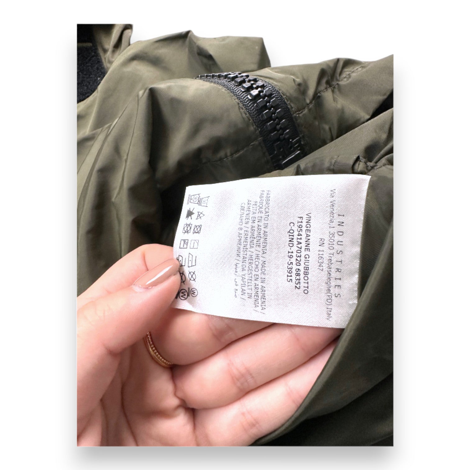 MONCLER - Green windbreaker - 8 years