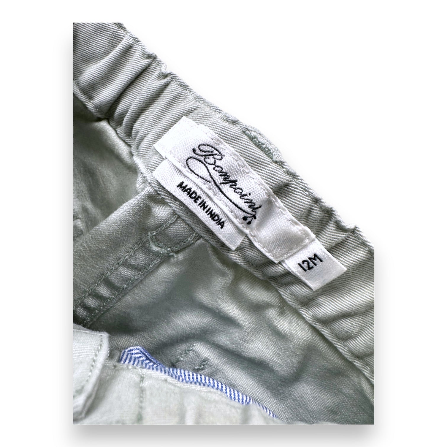 BONPOINT - Grüne Jeans - 12 Monate