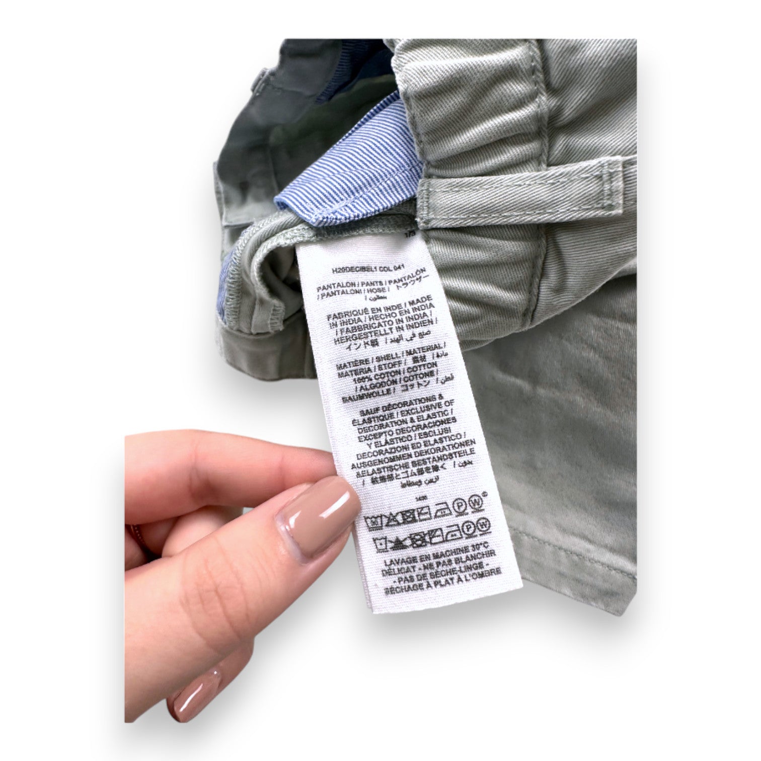 BONPOINT - Grüne Jeans - 12 Monate