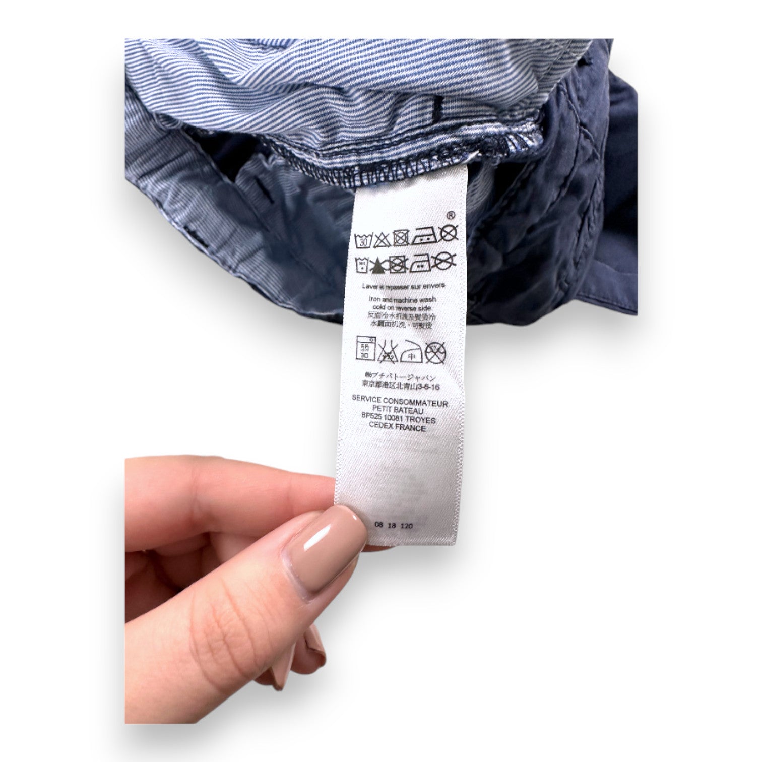 PETIT BATEAU - Marineblaue Shorts - 3 Jahre