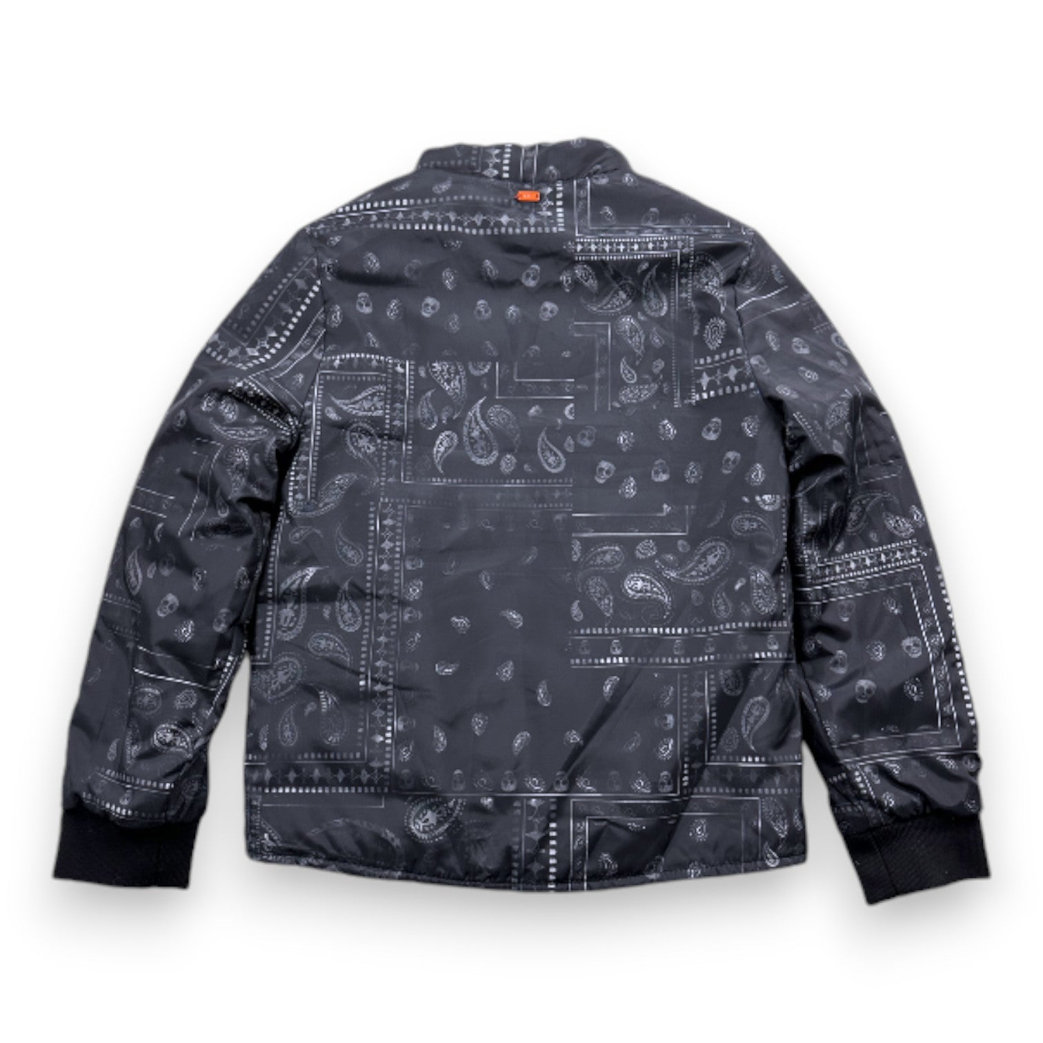 IKKS - Schwarze Daunenjacke mit Aufdruck - 8 Jahre