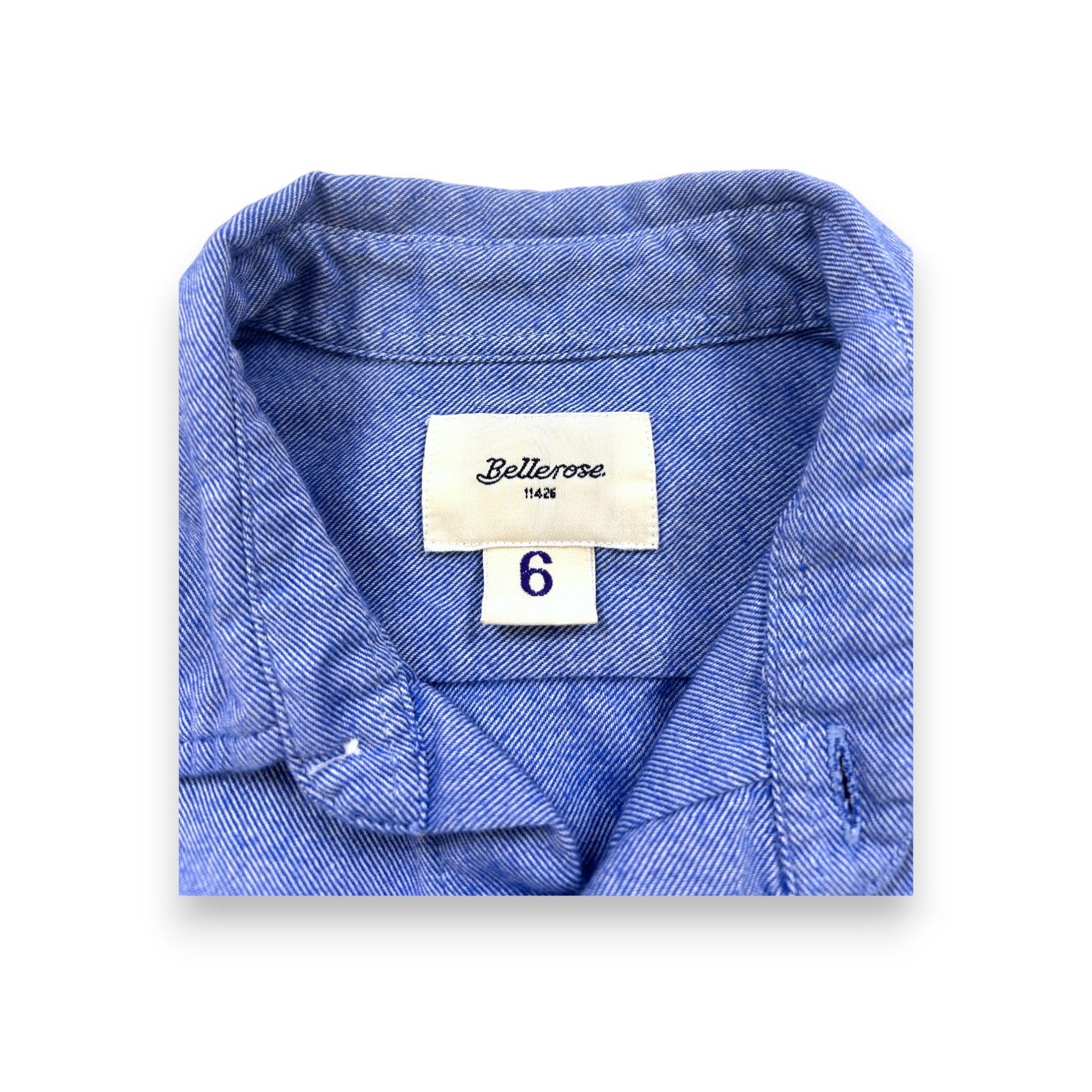 BELLEROSE - Blue long-sleeved shirt - 6 years