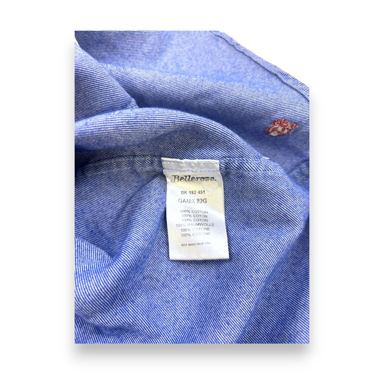 BELLEROSE - Blue long-sleeved shirt - 6 years