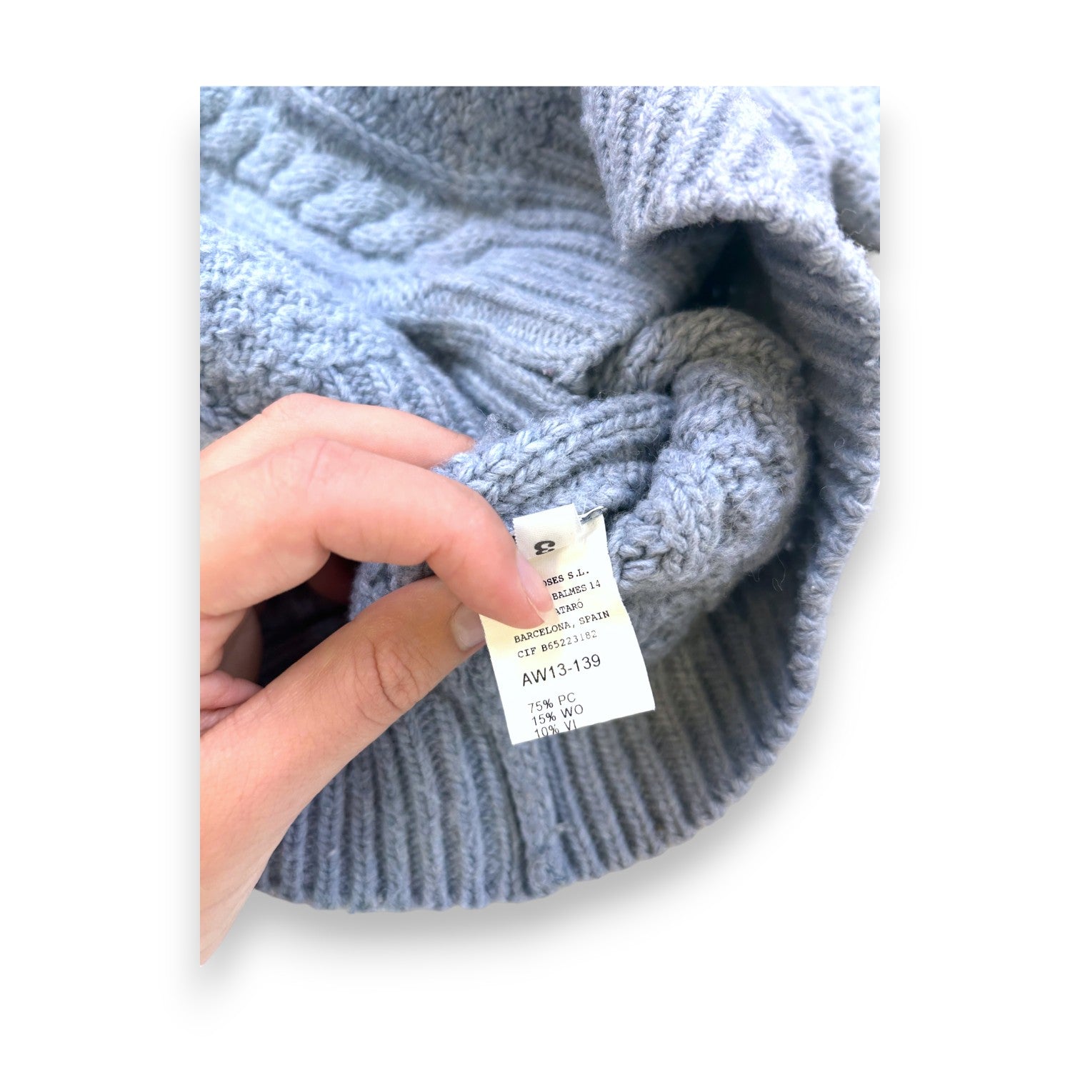 BOBO CHOSES - Blue wool sweater - 2/3 years