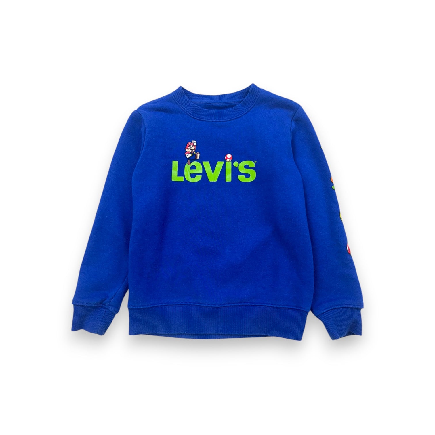 LEVI'S - Levi's x Super Mario blaues Sweatshirt - 6/7 Jahre