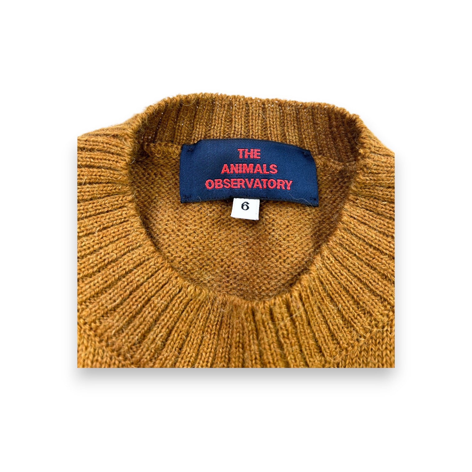 THE ANIMALS OBSERVATORY - Braun-blauer Langarmpullover - 6 Jahre