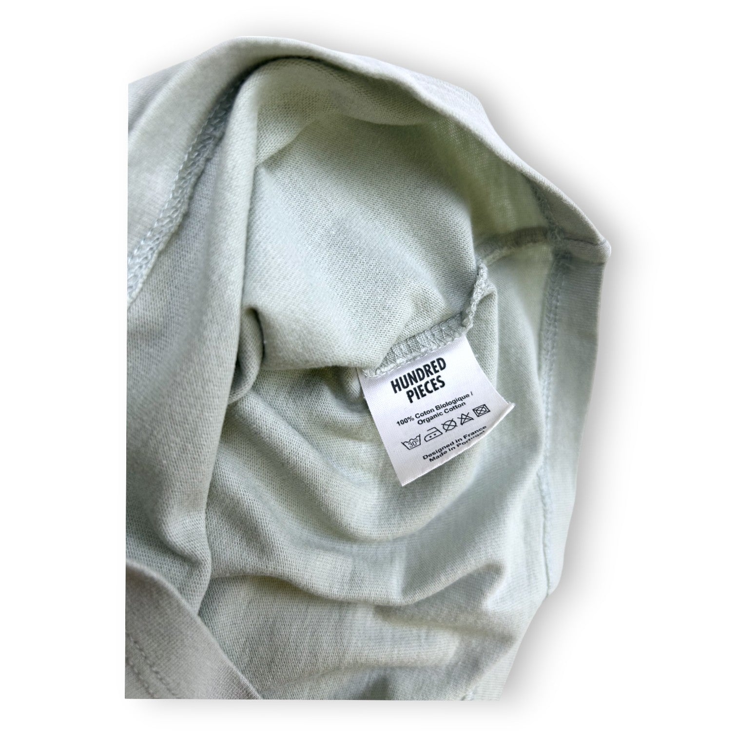 HUNDRED PIECES - Wassergrünes bedrucktes Kurzarm-T-Shirt - 3 Jahre