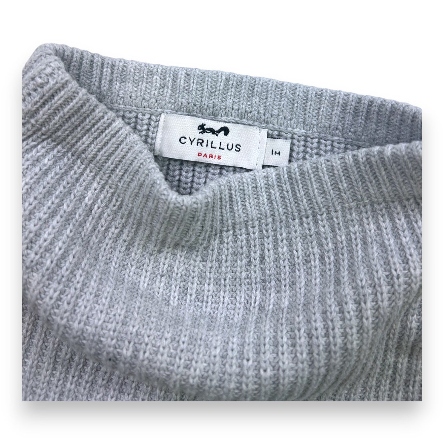 CYRILLUS - Grey knitted pants - 1 month